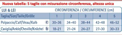 VARISAN LUI E LEI SETA 15-20mmHg GAMBALETTI PREVENTIVI RIPOSANTI