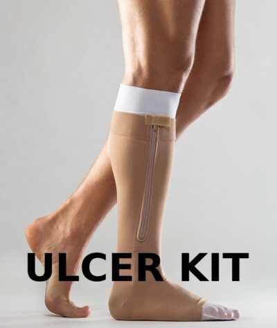 ULCER KIT K1 18-21mmHg GAMBALETTO ZIP CON CERNIERA VARISAN TOP