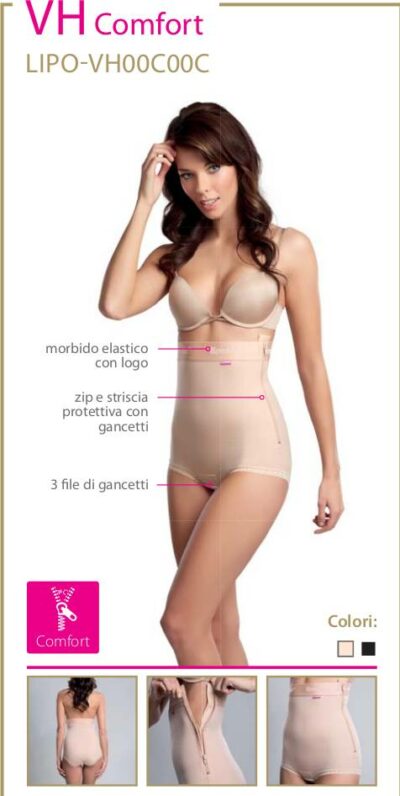 GUAINA COMPRESSIVA POST ADDOMINOPLASTICA O LIPOSUZIONE VH COMFORT LIPOELASTIC