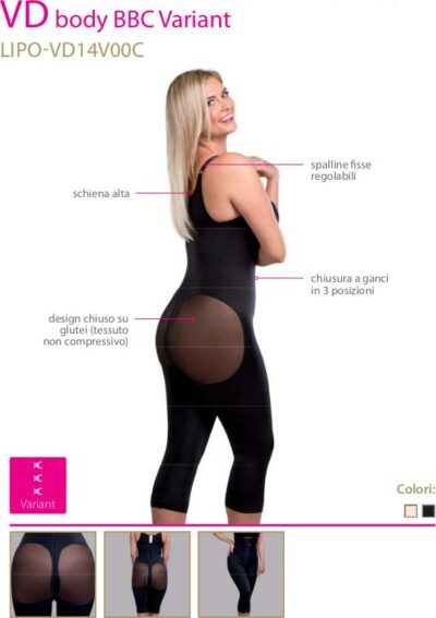 GUAINA COMPRESSIVA POST LIPOFILLING VD Body BBC Variant Lipoelastic